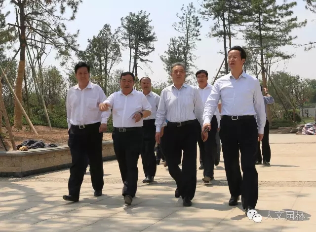 陜西省環保廳廳長王成文到國家文史公園考察